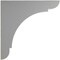 Ekena Millwork 1 3/4"W x 10"D x 10"H Large Olympic Wood Vintage Decor Bracket, Pebble Grey BKTWD01X10X10OLPG - alternate 2